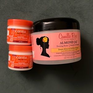 ✨ Styling Cream Bundle - Camille Rose Almond Jai & Cantú Coconut